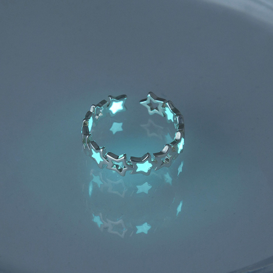 Glow in the Dark Star Ring