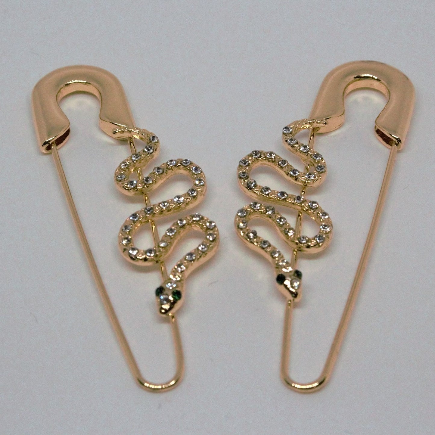 Snake Clip Earrings