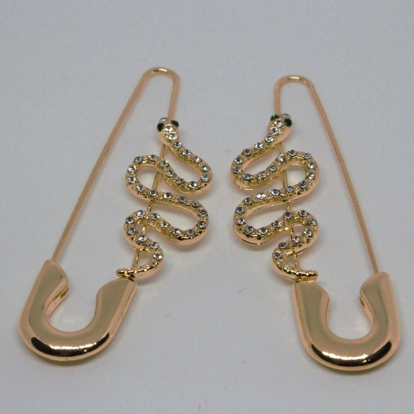 Snake Clip Earrings