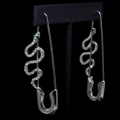 Snake Clip Earrings